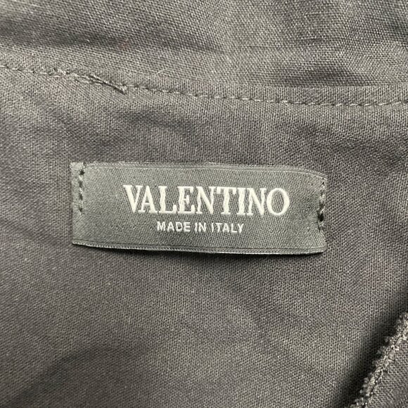 Valentino Womens Black Blouse Stylish Oversized Design Excellent Condition - Picture 6 of 7